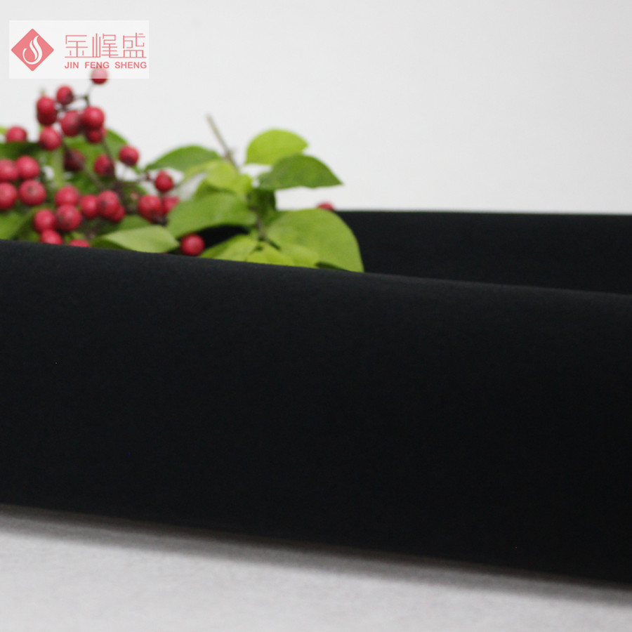 黑色環保植絨布，背膠植絨布，包裝內襯